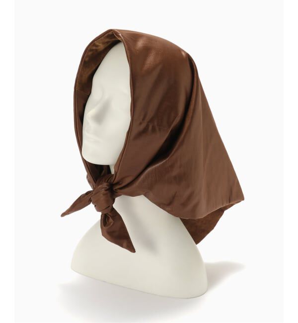 EDIFICE「KIJIMA TAKAYUKI (キジマタカユキ)  LEATHER LIKE TAFFETA PAD」|マフラー|