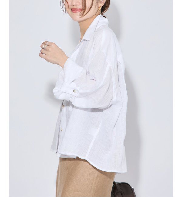 JOURNAL STANDARD「リネンレギュラーロールアップシャツ」|シャツ・ブラウス|
