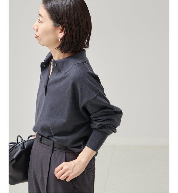 journal standard L'essage「Washable/victria襟付プルオーバー」|ニット・セーター|