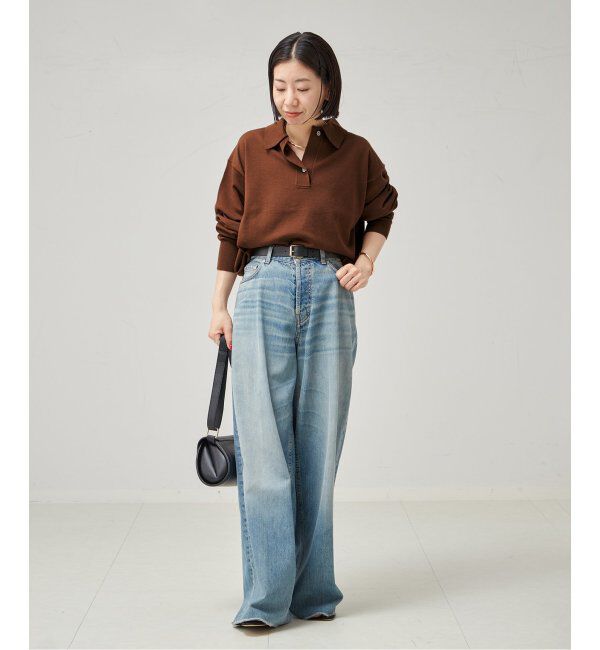 journal standard L'essage「Washable/victria襟付プルオーバー」|ニット・セーター|