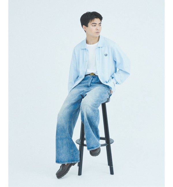 JOURNAL STANDARD「FRED PERRY / フレッドペリー 別注  フル ボタン ピケ ポロシャツ」|シャツ・ブラウス|