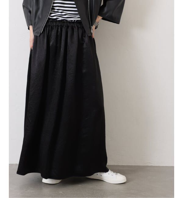 journal standard luxe「ヴィンテージサテン ギャザースカート」|スカート|