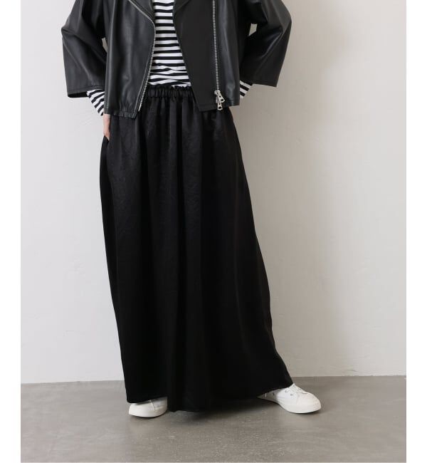 journal standard luxe「ヴィンテージサテン ギャザースカート」|スカート|