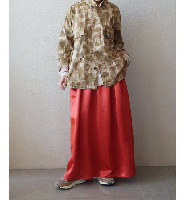 journal standard luxe「ヴィンテージサテン ギャザースカート」|スカート|