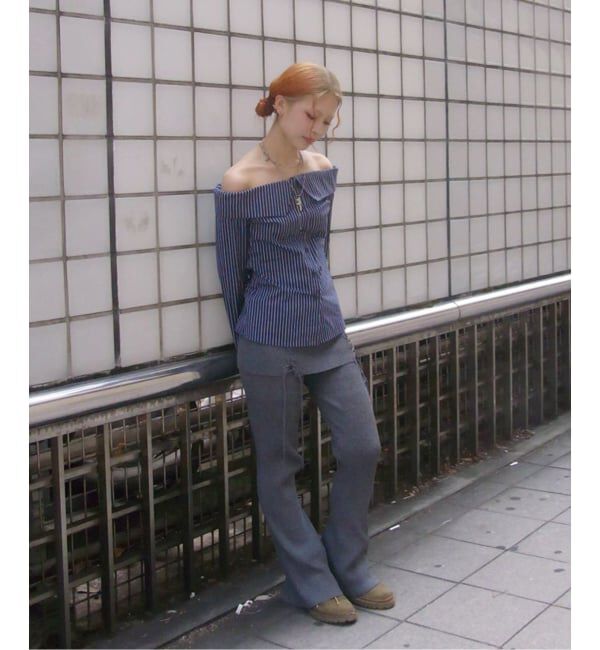 Oriens JOURNAL STANDARD「オフショルダーシャツ」|シャツ・ブラウス|