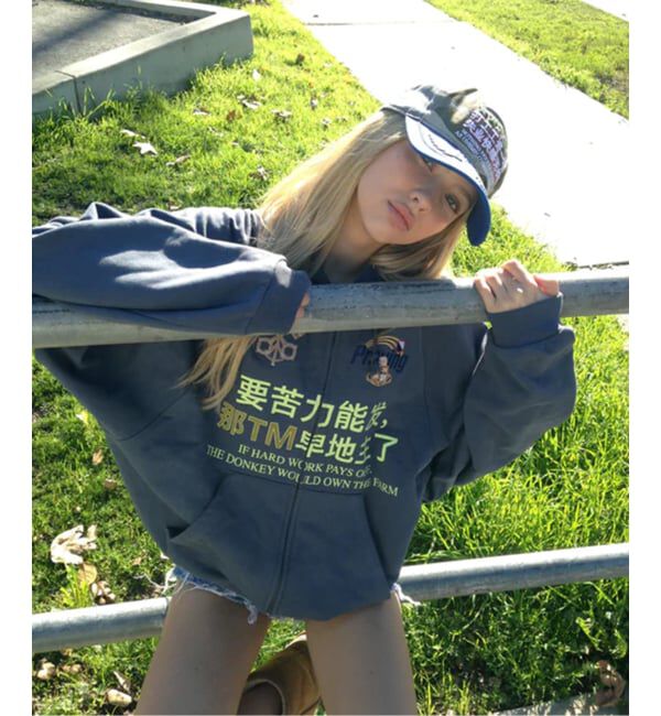 Oriens JOURNAL STANDARD「【Praying/プレイング】 Hard Work Hoodie」|パーカー|ネイビー