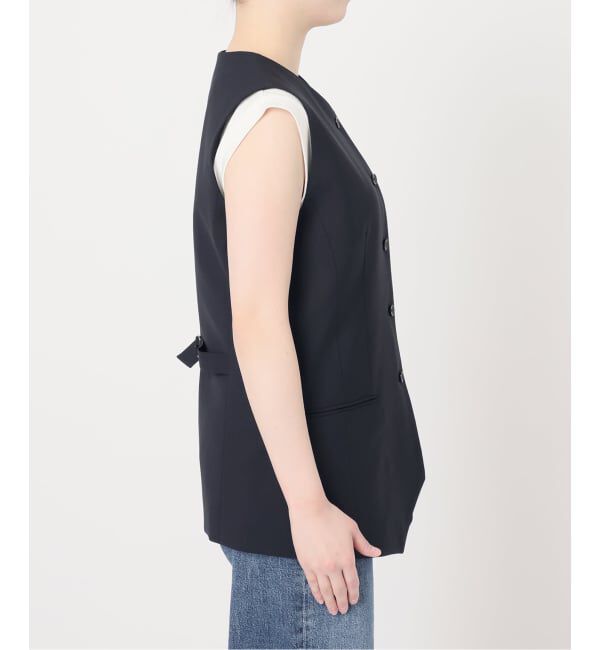 journal standard L'essage「ウーリーノライトノーカラーベスト」|ダウンベスト・ベスト|