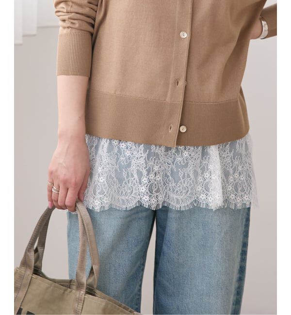 JOURNAL STANDARD「《追加予約3》レースヘムシアータンク」|Tシャツ・カットソー|