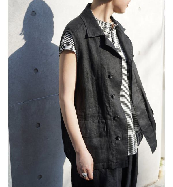 journal standard luxe「Ma`r&rsquo;s VT」|ダウンベスト・ベスト|ブラック