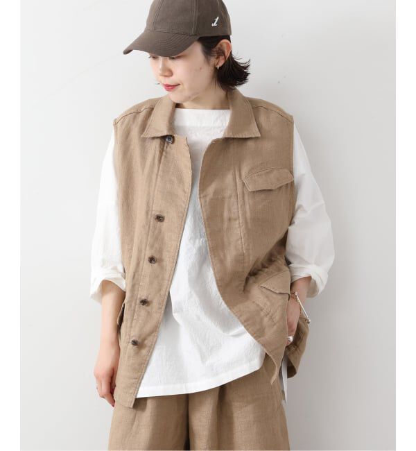 journal standard luxe「Ma`r&rsquo;s VT」|ダウンベスト・ベスト|キャメル