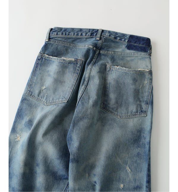 J.S.Homestead「《予約》J.S.Homestead / エイジング デニム ワイド ネバダ」|デニム|
