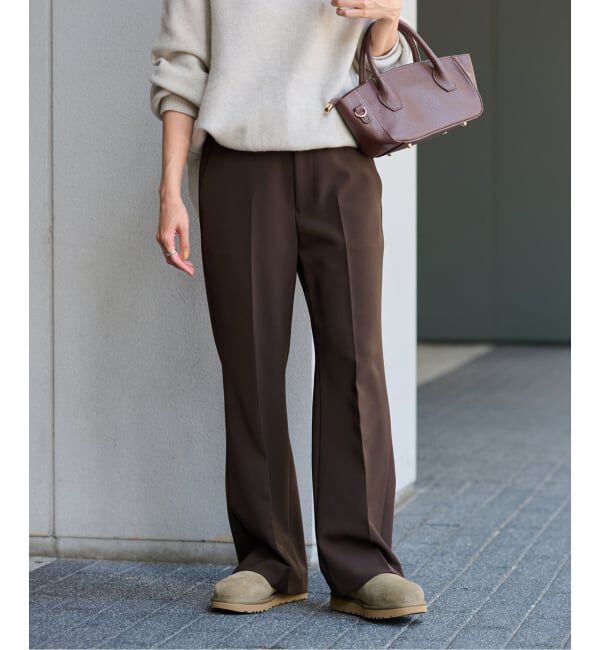 FRAMeWORK「≪追加≫セミフレアパンツ3」|スラックス|