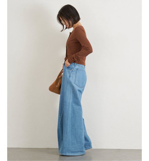 U by SPICK&SPAN「コットンテレココンパクトカーデ」|カーディガン|