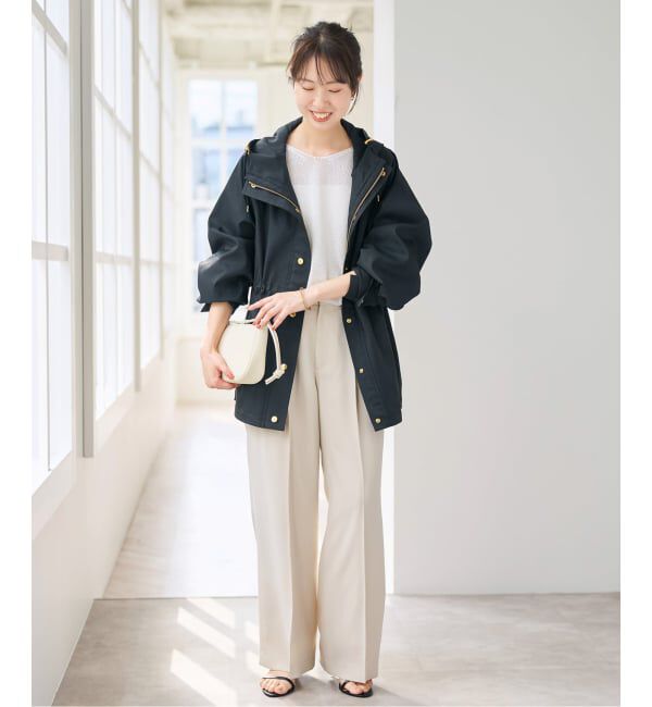 Spick and Span「撥水ツイルフーディーブルゾン」|その他|