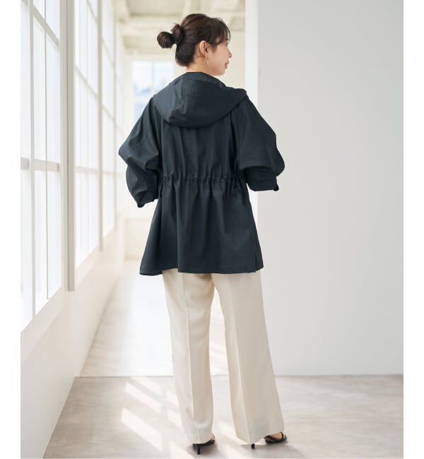 Spick and Span「撥水ツイルフーディーブルゾン」|その他|