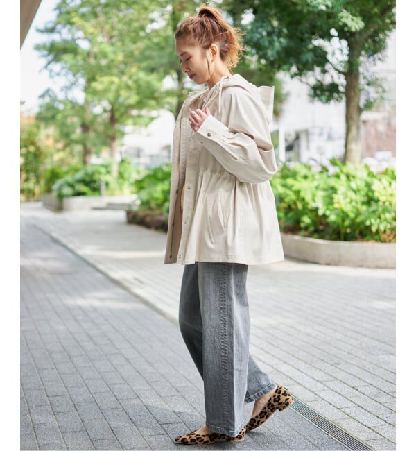 Spick and Span「撥水ツイルフーディーブルゾン」|その他|