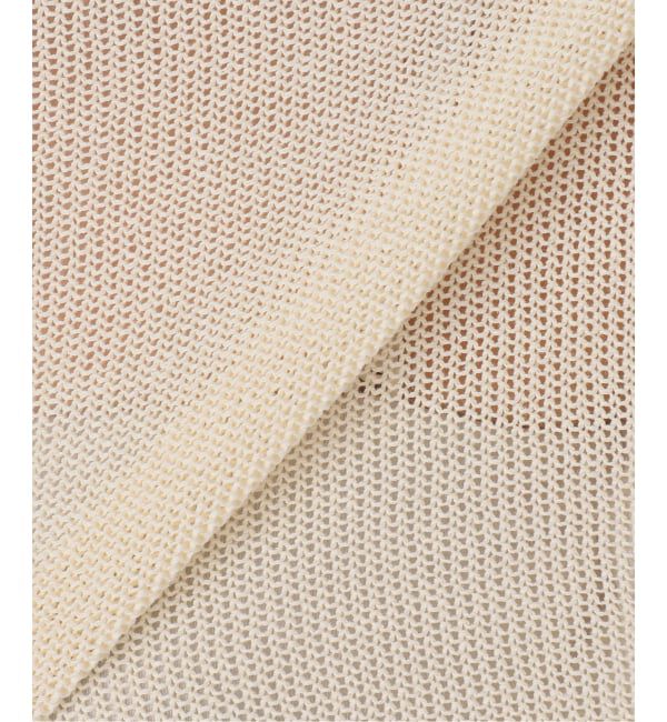 NOBLE「《追加予約・新色》ペーパーヤーン裏天竺プルオーバー(オレンジ・レッド)」|ニット・セーター|