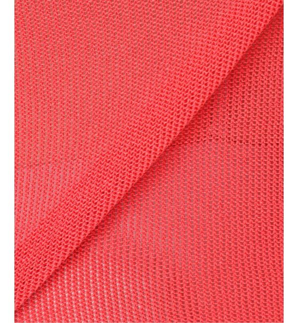 NOBLE「《追加予約・新色》ペーパーヤーン裏天竺プルオーバー(オレンジ・レッド)」|ニット・セーター|