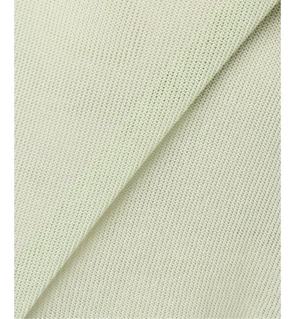 NOBLE「《追加予約》ペーパーヤーン裏天竺プルオーバー(グリーン・ブルー)」|ニット・セーター|