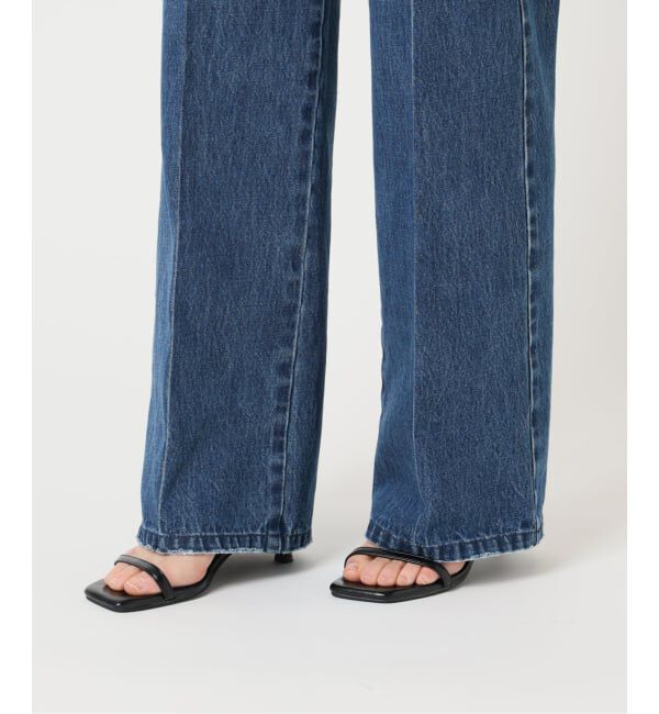 U by SPICK&SPAN「《追加予約》ハイライズストレートデニム」|デニム|