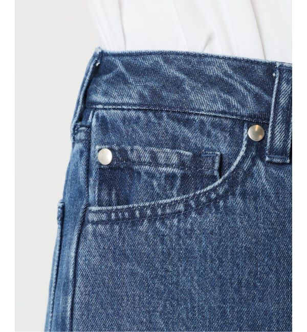 U by SPICK&SPAN「《追加予約》ハイライズストレートデニム」|デニム|