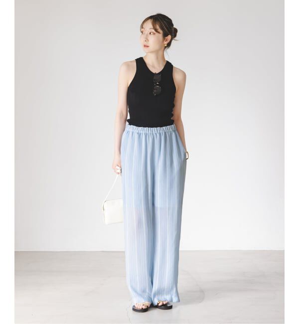 NOBLE「エアリーストライプイージーパンツ」|その他|