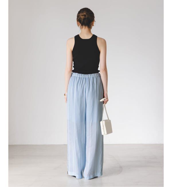 NOBLE「エアリーストライプイージーパンツ」|その他|