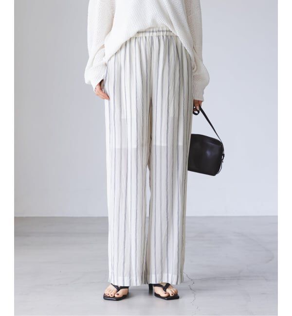 NOBLE「エアリーストライプイージーパンツ」|その他|