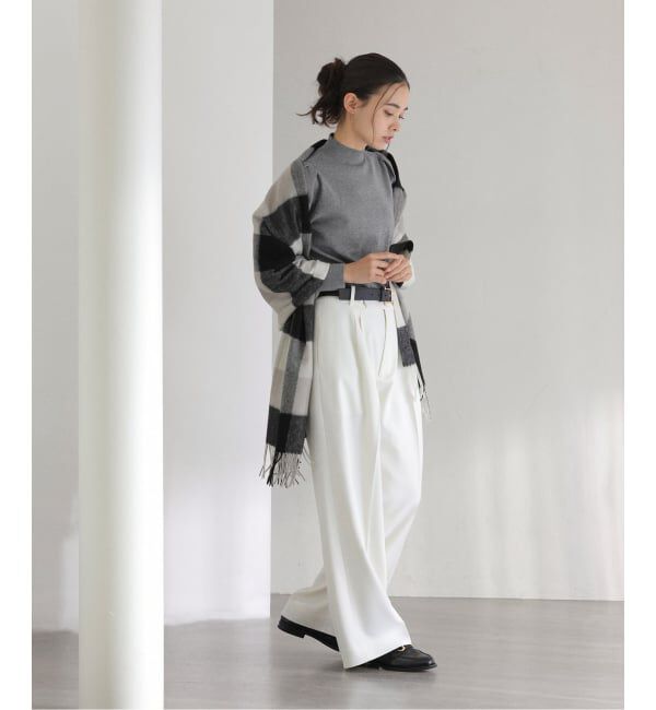  「【洗える】ウォッシャブルギャザースリーブプルオーバー」|ニット・セーター|