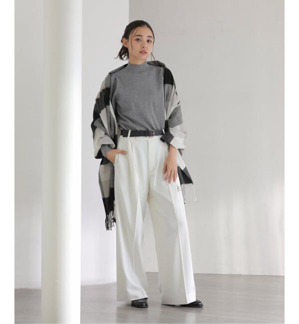  「【洗える】ウォッシャブルギャザースリーブプルオーバー」|ニット・セーター|