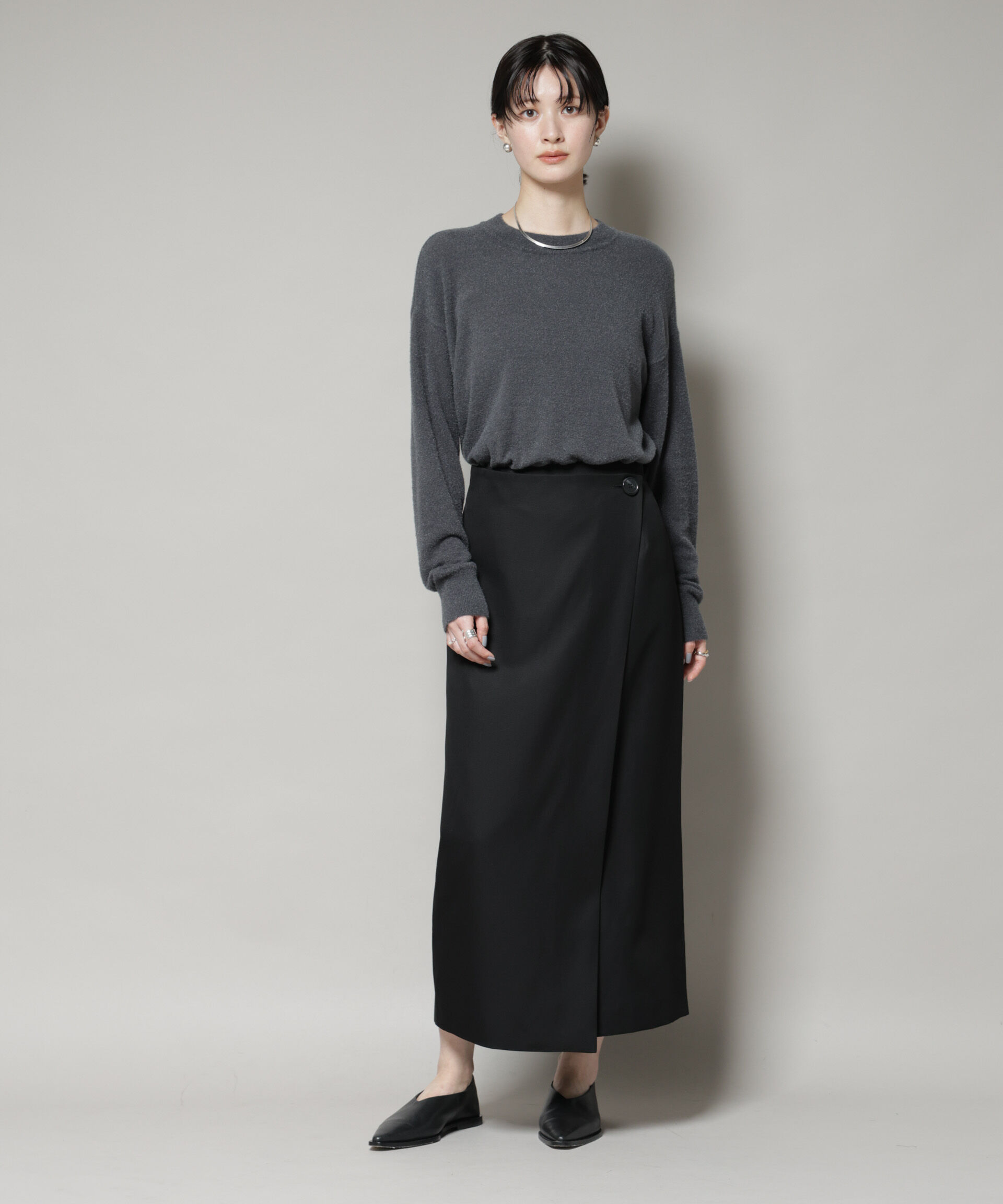 nano･universe「ミニラメシャギーニットプルオーバー」|ニット・セーター|