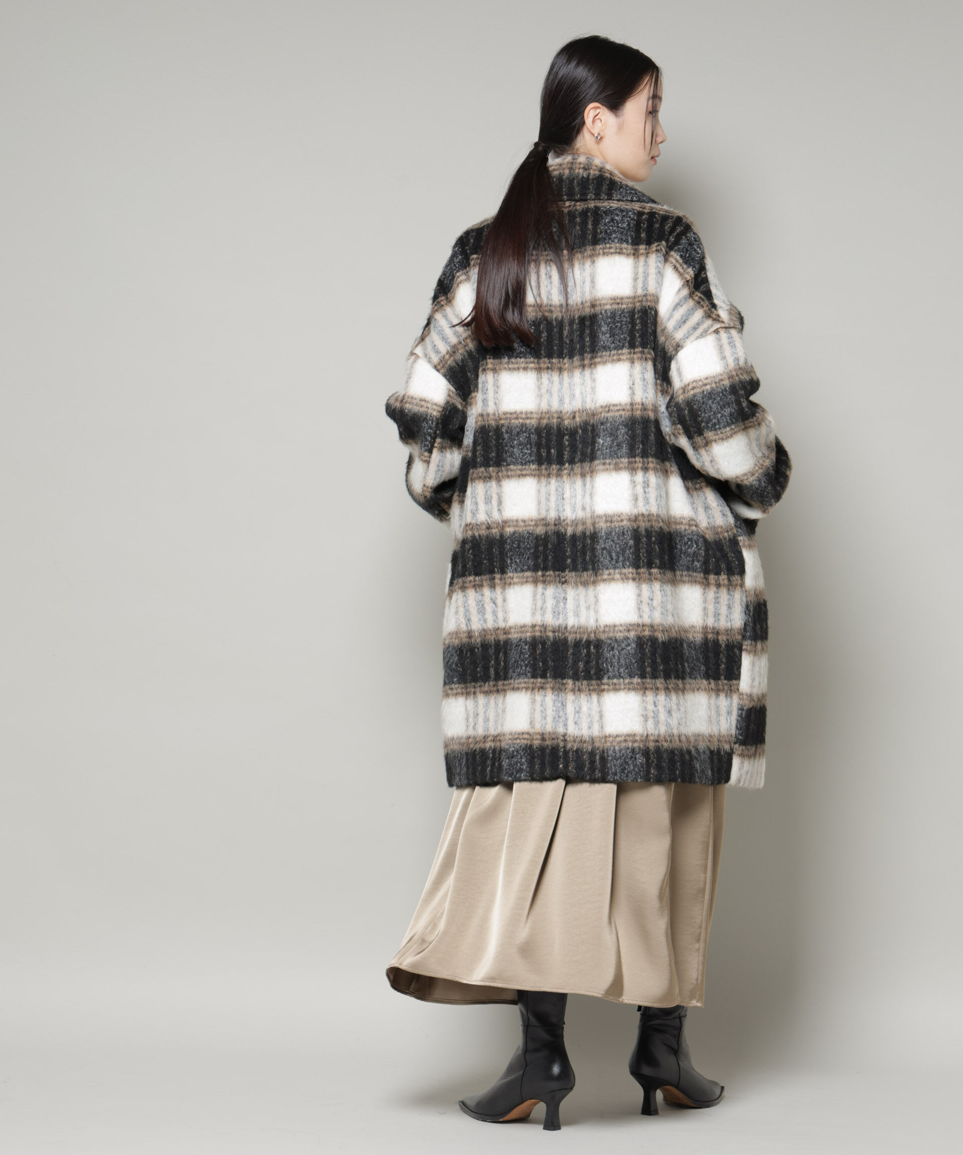 nano･universe「シャギーチェックコート」|その他|