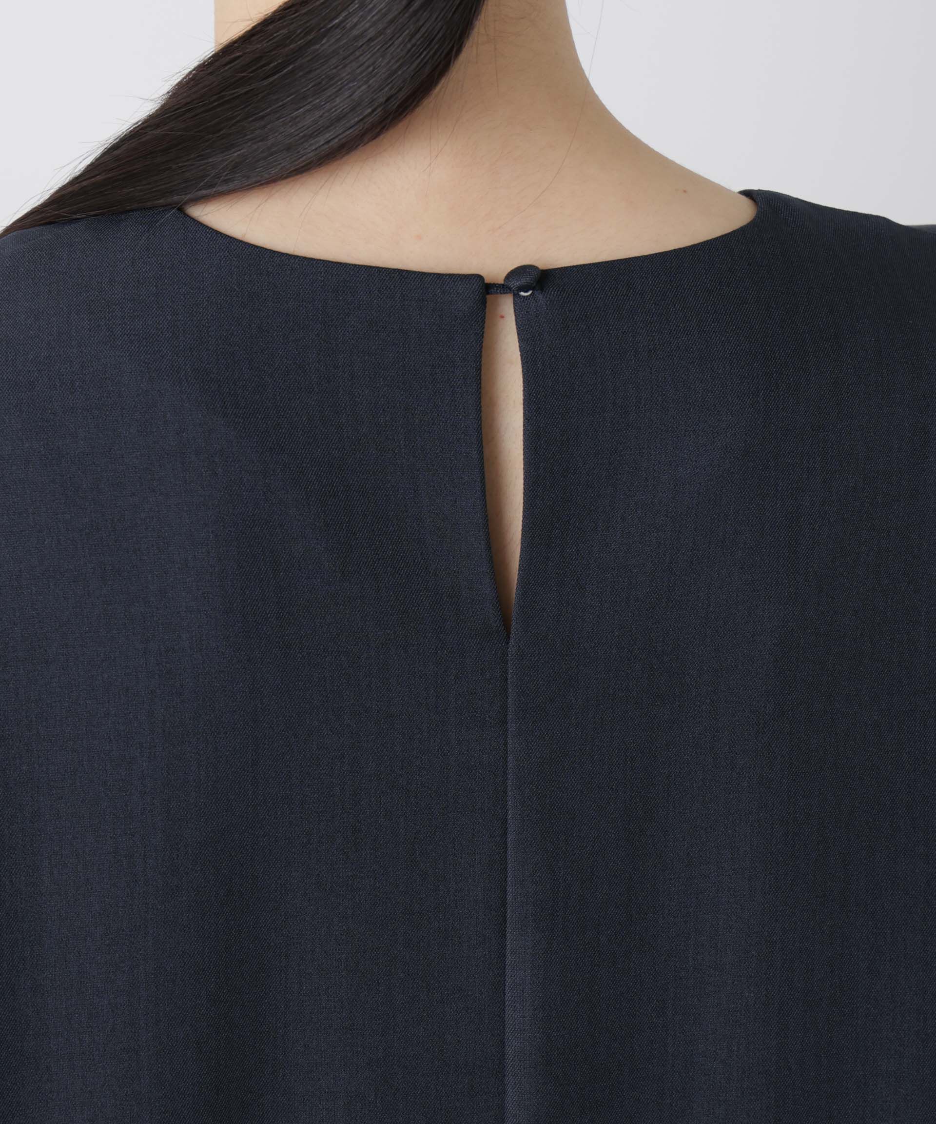 nano･universe「ヘムフレアクルミボタンスリーブワンピース」|ワンピース|