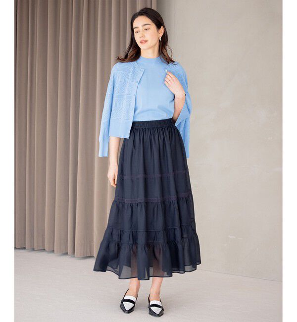 組曲「【2SET・WEB限定】編地ニット ツインセット」|カーディガン|