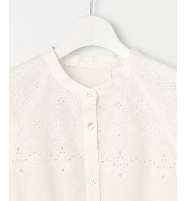 自由区「【洗える】エンブロイダリーブロードシャツ ブラウス」|シャツ・ブラウス|