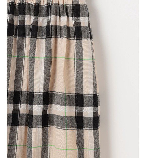 自由区「シアーブライトチェック スカート」|スカート|