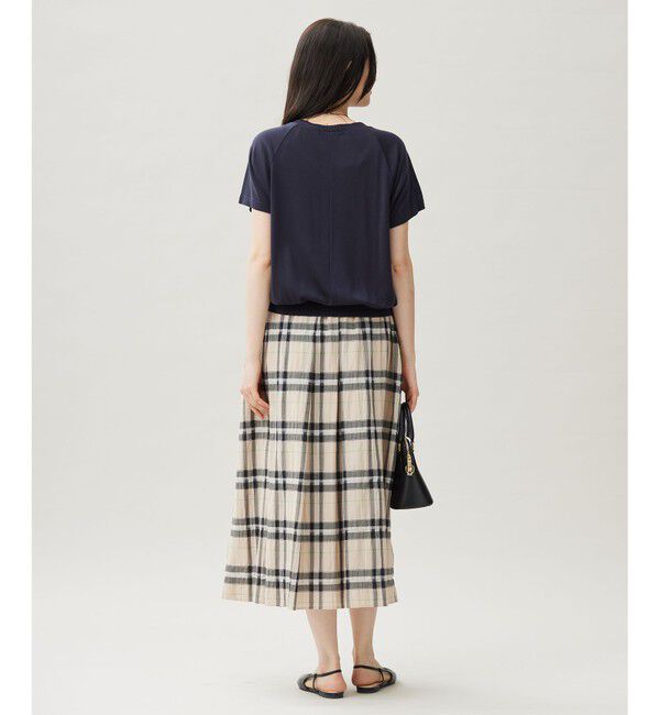 自由区「シアーブライトチェック スカート」|スカート|