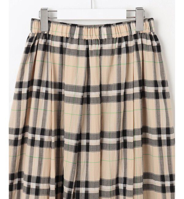 自由区「シアーブライトチェック スカート」|スカート|