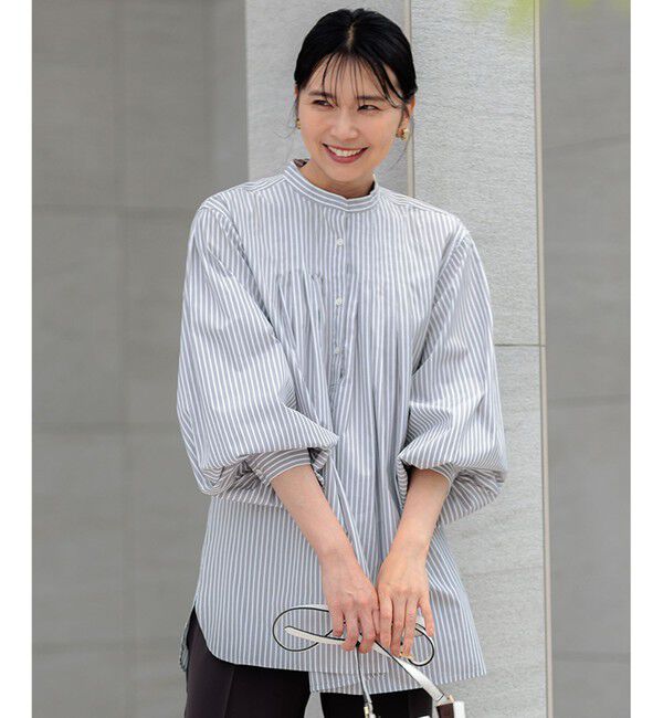 23区「【洗える】CANCLINI ボリュームデザイン ブラウス」|シャツ・ブラウス|ﾀﾞｰｸﾌﾞ