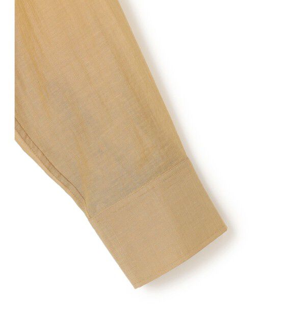 23区「リネンミックスシアースラブ オーバーシャツ」|シャツ・ブラウス|