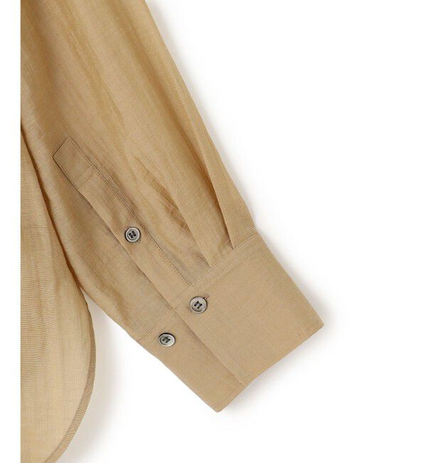 23区「リネンミックスシアースラブ オーバーシャツ」|シャツ・ブラウス|