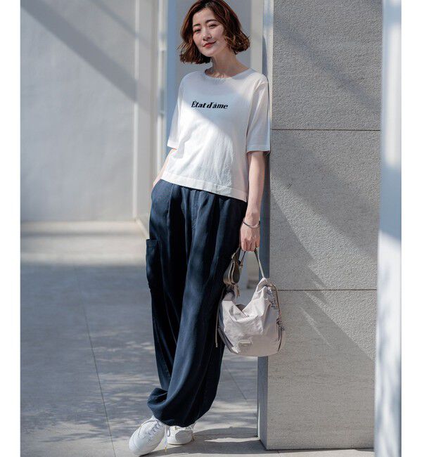 23区「インターシャロゴ レターニット」|ニット・セーター|