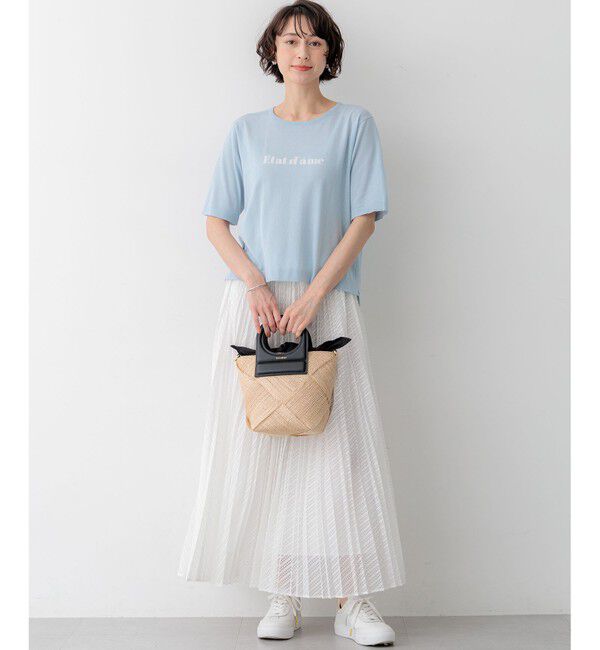 23区「インターシャロゴ レターニット」|ニット・セーター|