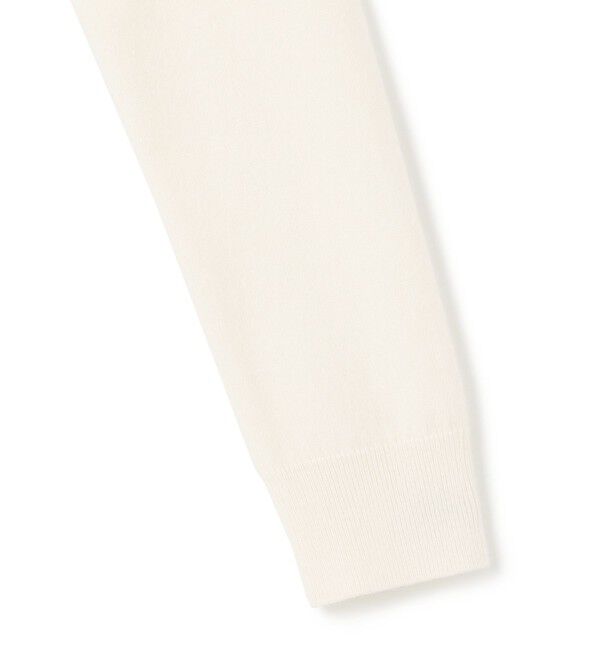 BEIGE,「【WEB限定・洗える】DEMING / バイカラーウールクルーネックニット」|ニット・セーター|