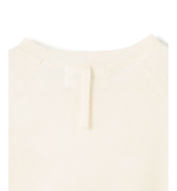 BEIGE,「【WEB限定・洗える】DEMING / バイカラーウールクルーネックニット」|ニット・セーター|