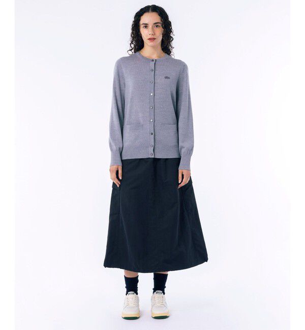 LACOSTE「ウォッシャブルウールニットカーディガン」|カーディガン|