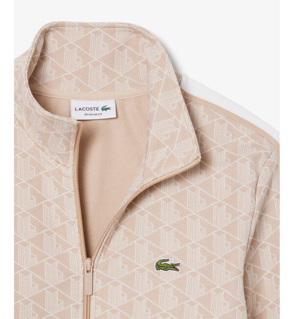 LACOSTE「モノグラムジャカードトラックジャケット 【セットアップ対応】」|スウェット・ジャージ|