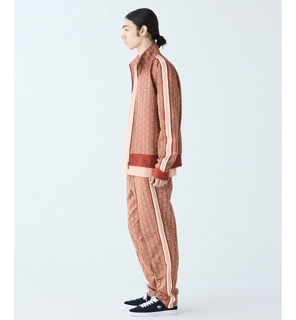 LACOSTE「モノグラムジャカードトラックジャケット 【セットアップ対応】」|スウェット・ジャージ|