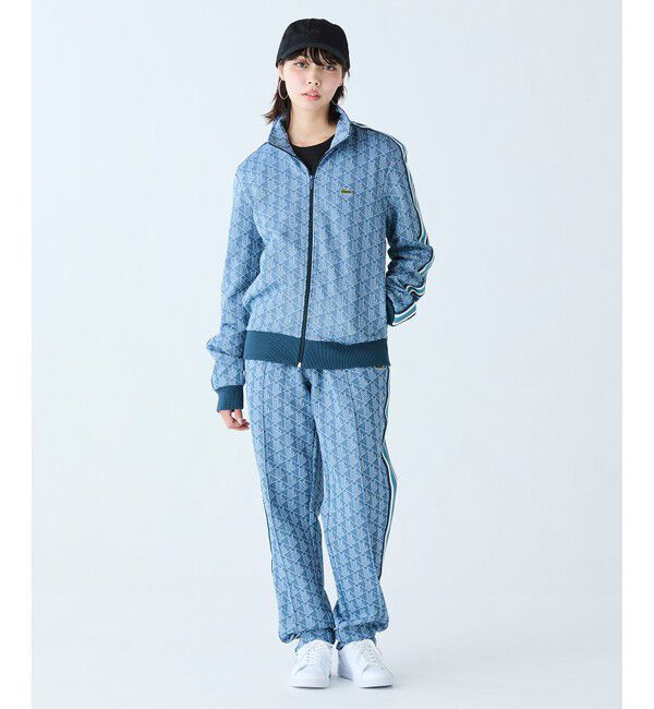 LACOSTE「モノグラムジャカードトラックジャケット 【セットアップ対応】」|スウェット・ジャージ|