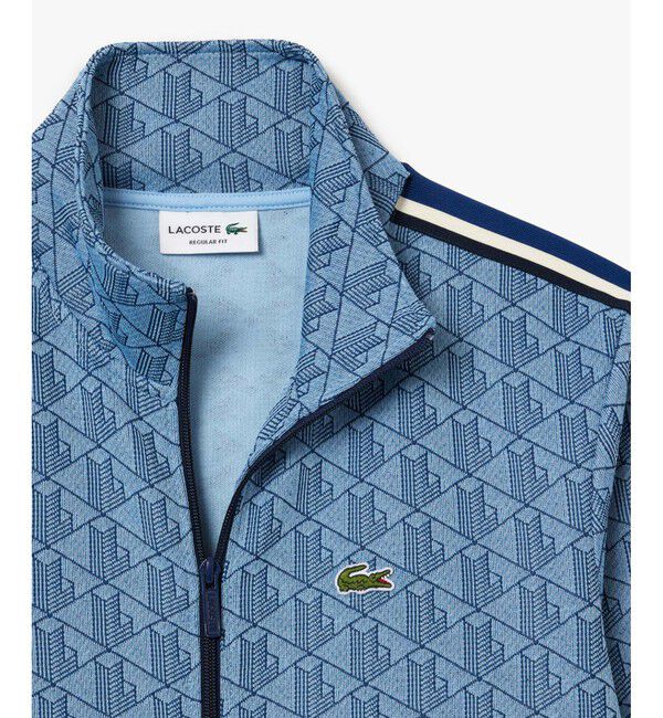LACOSTE「モノグラムジャカードトラックジャケット 【セットアップ対応】」|スウェット・ジャージ|